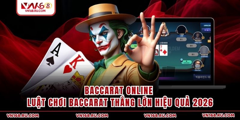 Baccarat Online - Luật Chơi Baccarat Thắng Lớn Hiệu Quả 2026