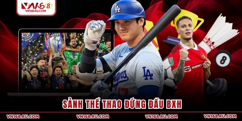 Sảnh thể thao đứng đầu BXH